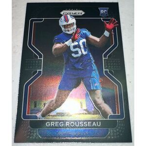 2021 Panini Prizm‎ Greg Rousseau #434 RC Rookie Card